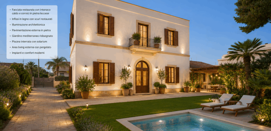 Casale d’Epoca con Giardino nel Cuore di Squinzano