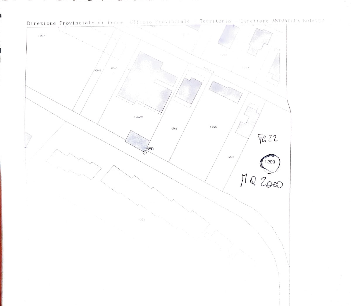 TERRENO EDIFICABILE PANORAMICO 500 M DAL MARE PORTO CESAREO