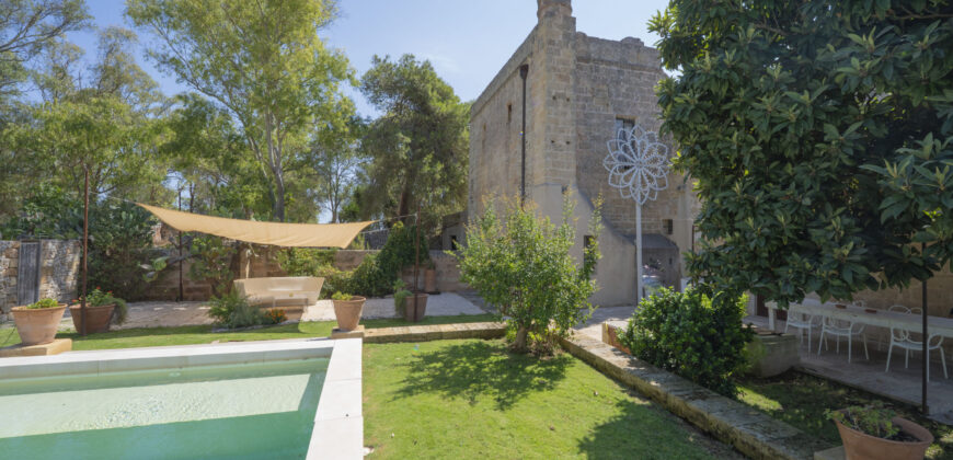 Bio Masseria del XVII secolo con piscina, un’autentica dimora storica nel cuore del Salento