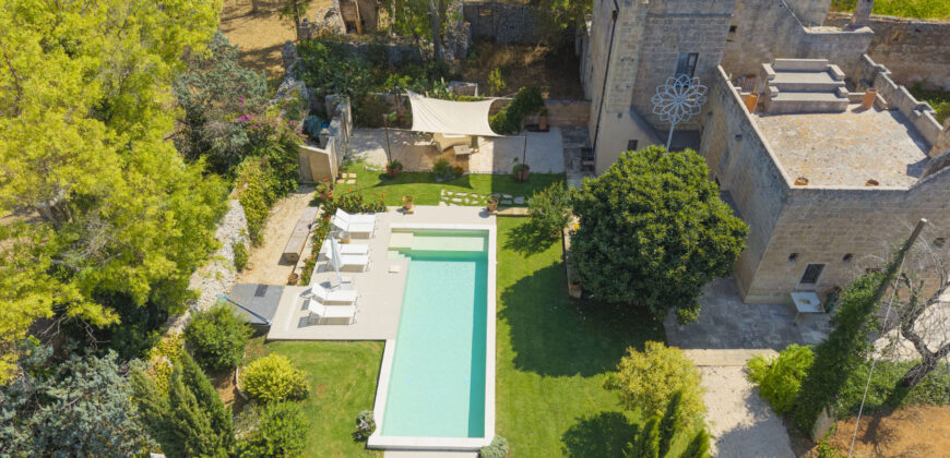 Bio Masseria del XVII secolo con piscina, un’autentica dimora storica nel cuore del Salento